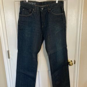 Bullhead Mens Dark Wash Blue Jeans - 34Wx32L